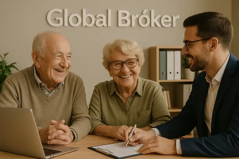 Matrimonio mayor recibe asesoramiento sobre la gestión de su herencia en Global Broker Group